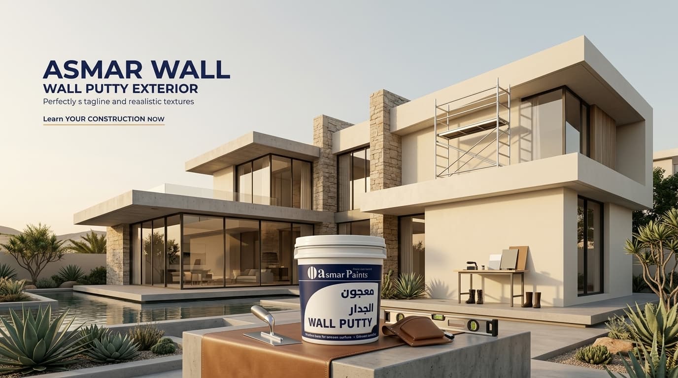 Asmar Wall Putty Exterior (Acrylic) banner